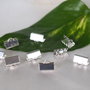 Capat colier argintat 9x5mm (2)