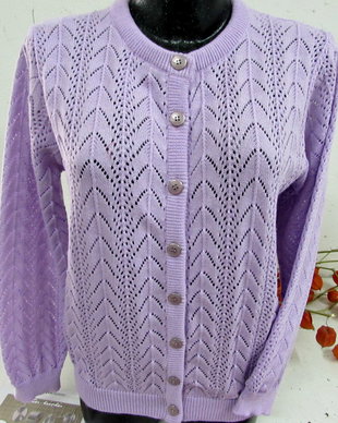 Jacheta tricot dantelat