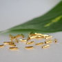 Margele tub aurite, 5x1mm (10)