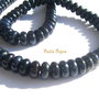 Lapis lazuli grad A rondele de aprox  6x3 mm