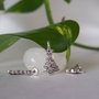 Charm argintat antichizat, 11x16mm (1)