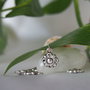 Charm argintat antichizat 11mm (2)