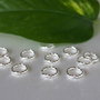Zale argintate "rasucite" 8mm (2)
