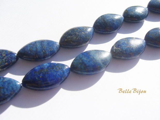 "Frunze" din lapis lazuli grad A de aprox 6x12x20 mm