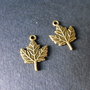 PANDANTIV BRONZ FRUNZA -  19 X 13 MM