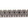 Distantier metalic, 7 siruri, 23x3 mm