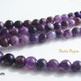 Agate fatetate mov de aprox 8 mm calitatea a 2-a