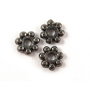 Distantier metalic, negru, 4x1 mm