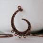 Chandelier cupru antichizat 25x34mm (1per)