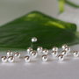 Margele argintate 3mm (50)