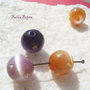 Mix margele Cat's Eye cu Rhinestones aprox 12 mm LICHIDARE DE STOC