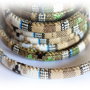 Snur bumbac model tribal 6mm  (50cm) (NGIR 011)