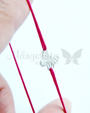 Bratara reglabila - Silver Butterfly