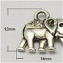 LPA3 - pandantiv elefantel, 9x11 mm