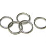 Zale metalice simple, platina, 8x1 mm