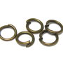 Zale metalice simple, bronz, 5x1 mm