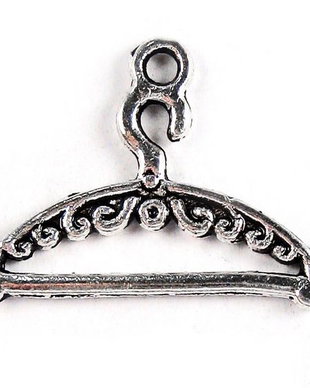 Charm metalic, 24x17 mm