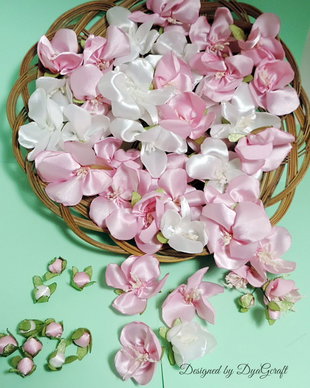Flori de cires textile