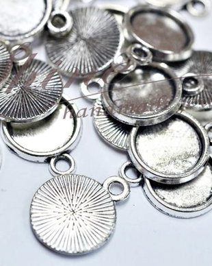 Baza cabochon rotunda, 10mm