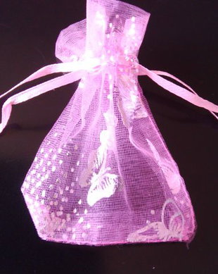 LAE42 - saculet organza roz