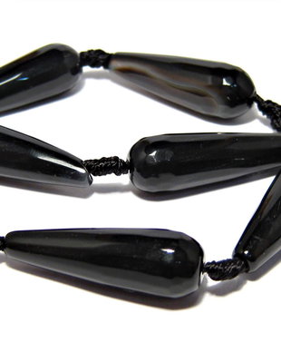 Agate lacrima, 30x10 mm