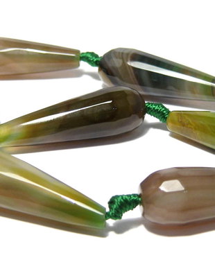 Agate lacrima, 30x10 mm