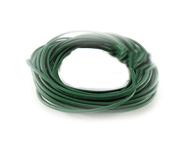 1m Snur piele naturala verde - 2mm ( SRG4 27)