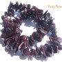 (15 cm) Coral vopsit visiniu chips-uri mari aprox 1.5-5x7-14 mm