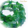 (15 cm) Ochi de pisica verde chips-uri aprox 1.5-4x5-7 mm