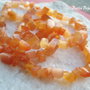 (15 cm) Ochi de pisica portocaliu chips-uri aprox 1.5-4x5-7 mm