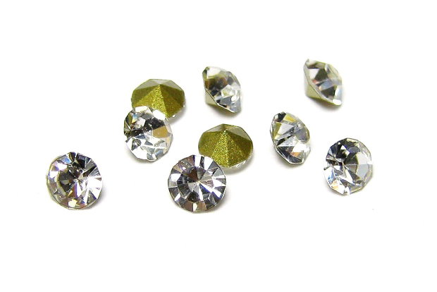Strasuri din sticla, 2 mm, cristal