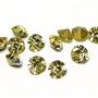 Strasuri din sticla, 2 mm, citrin