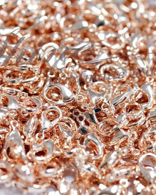 Inchizatoare rose gold, 12x7x3mm