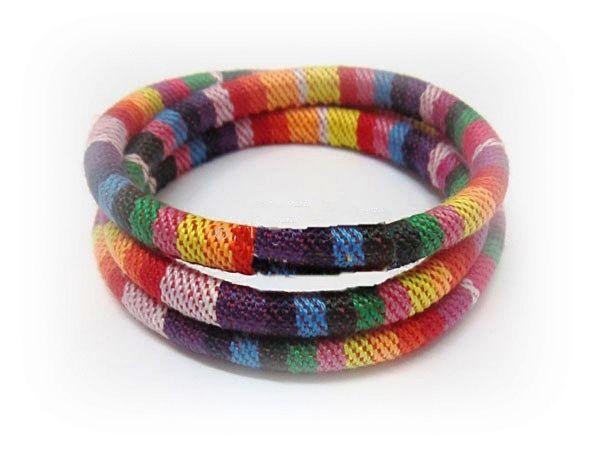 Snur bumbac model tribal 6mm  (50cm) (NGIR 032)