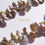 (5 bucati) Perle Biwa cu efect AB aprox 10-15x3-5x5-7 mm
