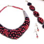 Set " perle intre nuante de gri"