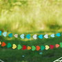 ❤Garden decor ❤ - decor pentru gradina cu inimioare multicolore  ❤ Ghirlanda inimioare pentru nunti ❤