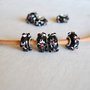 1b rondele sticla lampwork 17x10mm (SALAK 67)