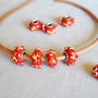 1b rondele sticla lampwork 17x10mm (SALAK 68)