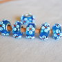 1b rondele sticla lampwork 17x10mm (SALAK 71)
