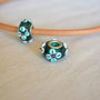 1b rondele sticla lampwork 17x10mm (SALAK 75)