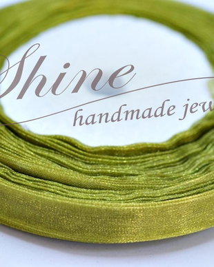 Panglica Organza, Yellow Green