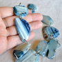 1b pandantiv - link agata  aprox 40 x 25 mm (SRG5 02)