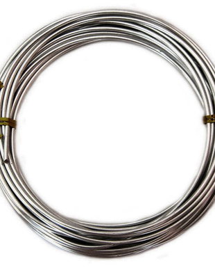 Sarma din aluminiu, 1 mm, gri inchis