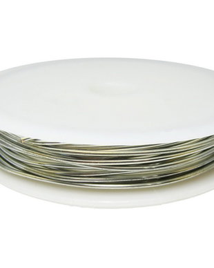 Sarma din cupru, 1 mm, argintie