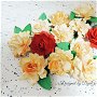 Trandafiri hartie 4.5 cm  Wild Rose