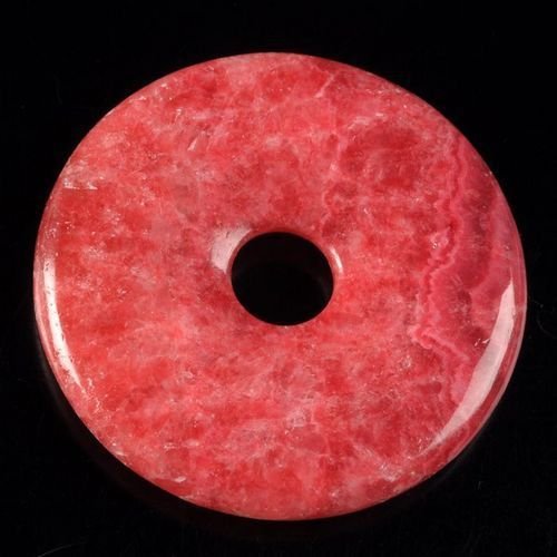 5880 - Pandantiv, donut, rodocrozit, 50x8mm