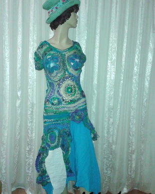 Rochie impaslia si crosetata - Anemona