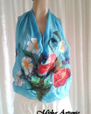 Top impaslit si crosetat - Summer Flowers