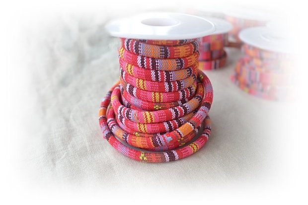 Snur bumbac model tribal 6mm (50cm) (RTS0 10)